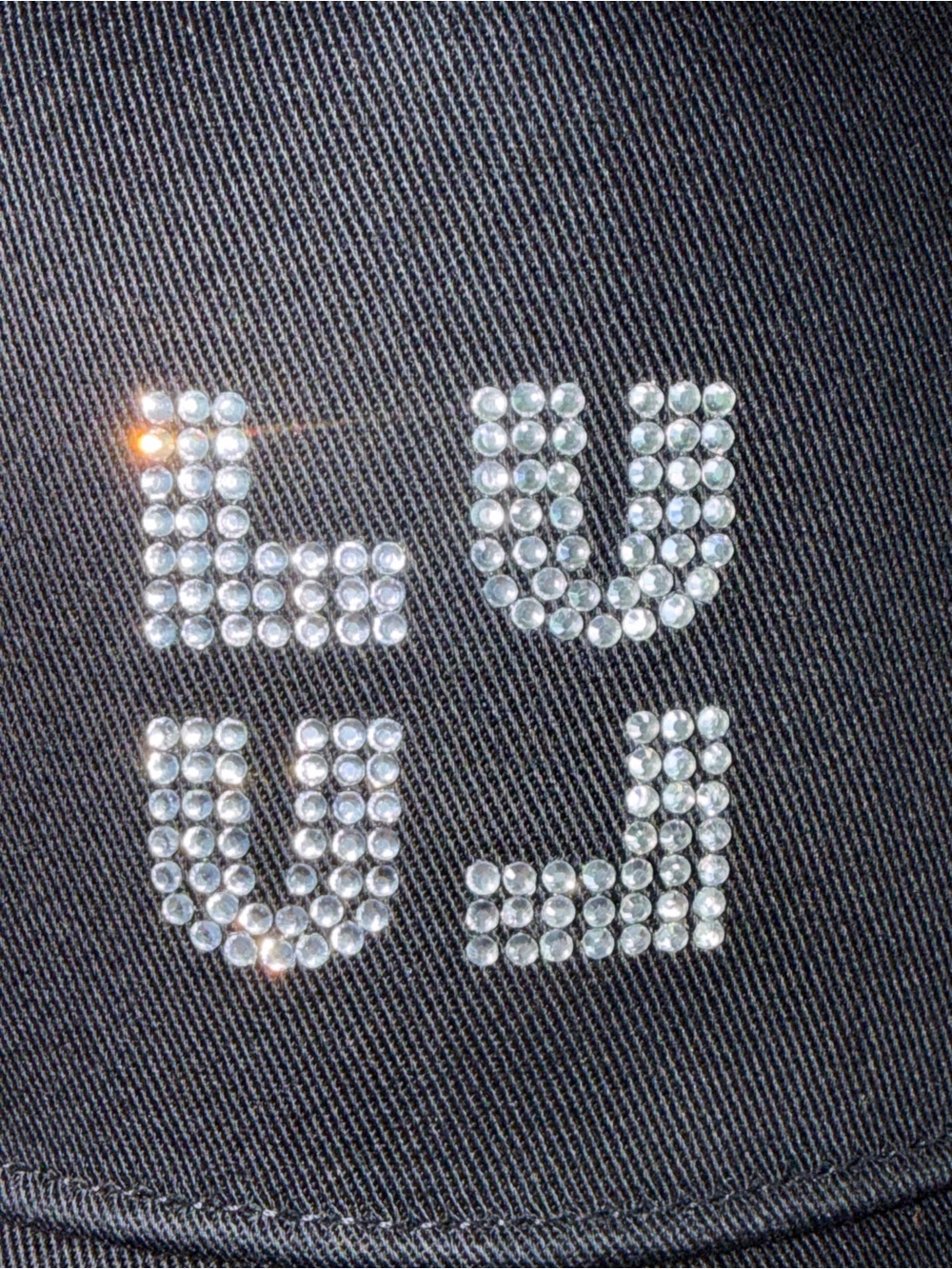 🆕 LULULEMON Structured Ball Cap Jewelled NWT Black Size L/XL - Picture 5 of 16